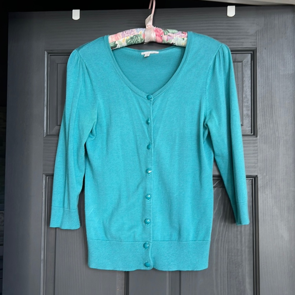 Halogen blue cardigan size small
